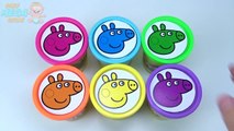 Learn Colors Play Doh Modeling Clay Peppa Pig, Popsicle, Ice Cream, Elephant Cookie Cutter