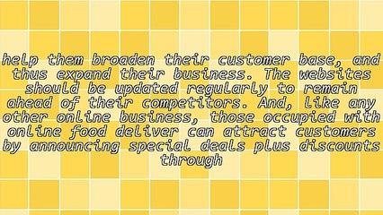 An Overview of Online Food Ordering