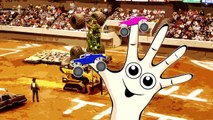 Finger Family Monster Trucks | Vehicles Nursery Rhyme for Children | Kids Fun Songs | Catc
