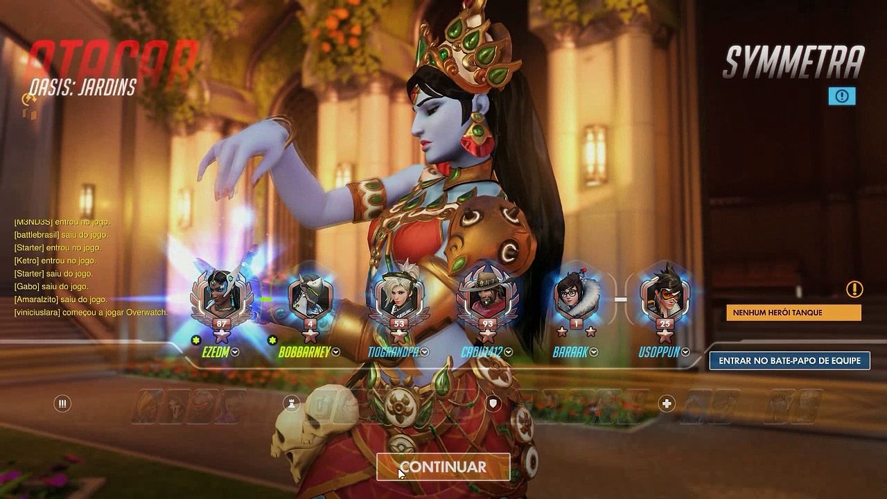 OVERWATCH GAMEPLAY - JOGANDO DE SYMMETRA