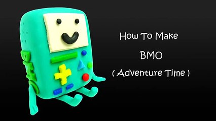 play doh adventure time BMO - how to make with playdoh