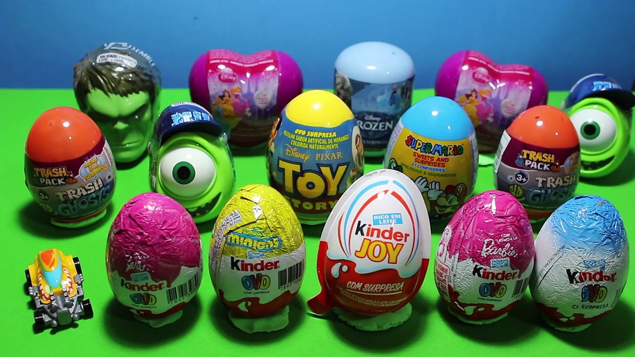 Ovos Surpresa Kinder Joy Homem Aranha Peppa Pig Surprise Toys