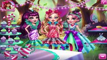Ever After High Tea Party - Apple White, Raven Queen and Madeline Hatter Game For Kids