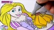 Disney Coloring Book Tangled Rapunzel Princess Episode Surprise Egg and Toy Collector SETC