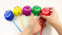 Play Doh Lollipops Learning Colors Superhero Finger Family for Childrens Nursey Rhymes Disney Cars-rocdfkY4xHo