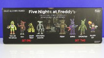 Five Nights at Freddys FnaF Collectable FUNKO Vinyl Figures set 1 & 2 unboxing Review Pup