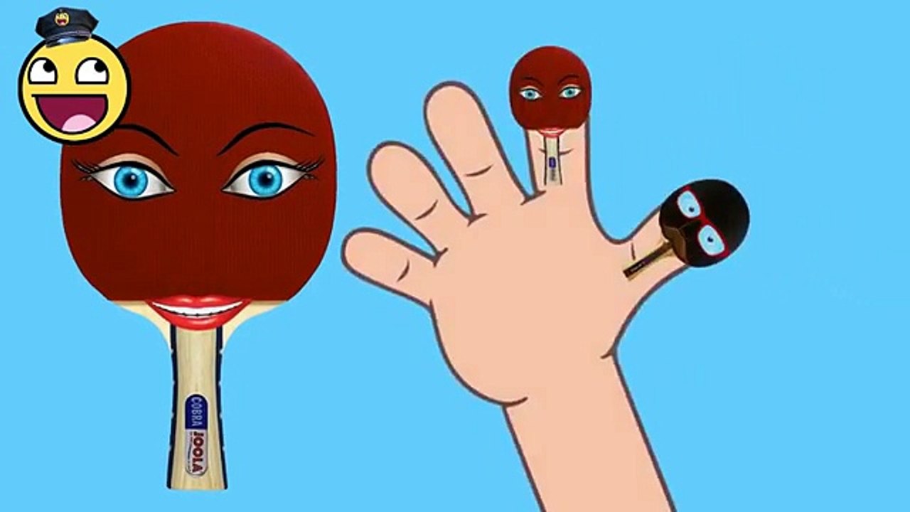 English Rhymes | Tennis Ball Funny Finger Family Videos | Nursery Songs for Children