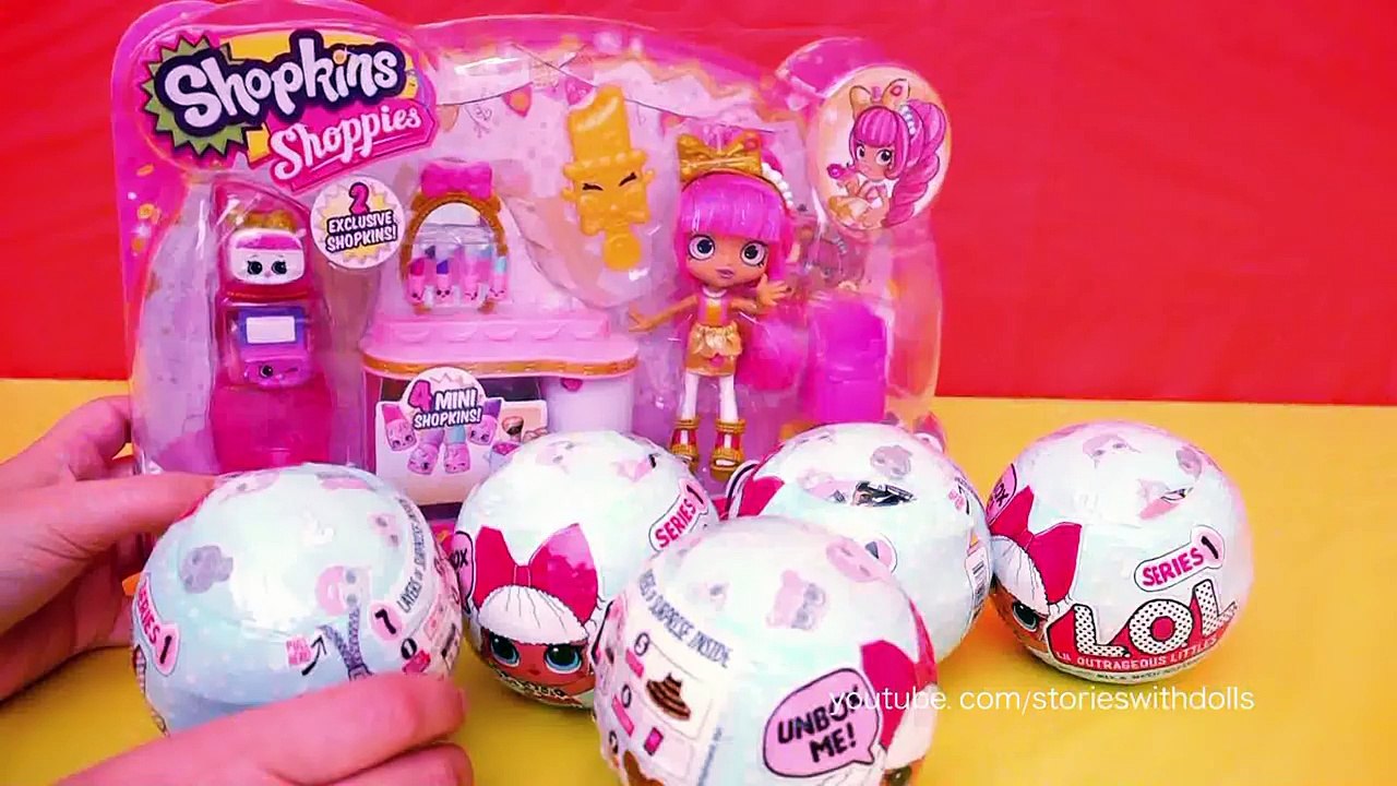 L.O.L. Toy Surprise Babies Go To McDonald’s & Shopkins Beauty Boutique - Stories With Dolls and Toys-KHfYbWB1M3Y