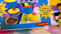 COOKING CHICKEN NOODLE SOUP, UNBOXING TOY DISHES, TOY FOOD & PLAY DOH-AAFC8B1M22I