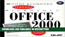 Download ePub Woody Leonhard Teaches Microsoft Office 2000 (Best Advice from the Best Authors)