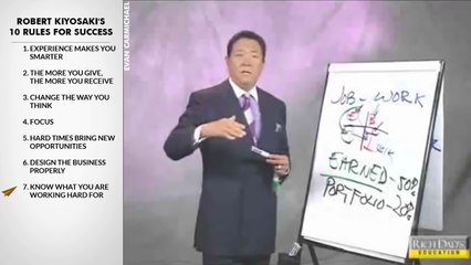 Rich Dad Poor Dad - Robert Kiyosaki's Top 10 Rules For Success