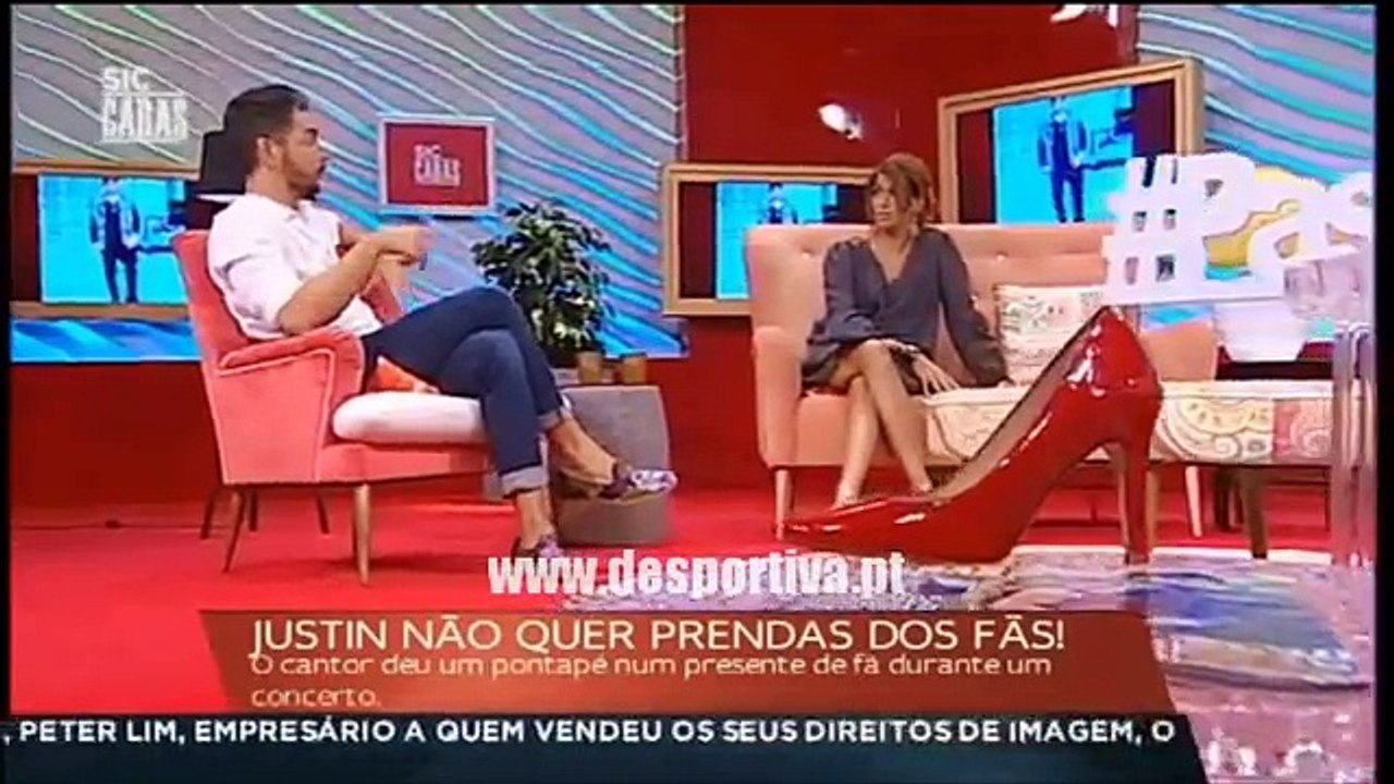 Claudio Ramos grita em directo