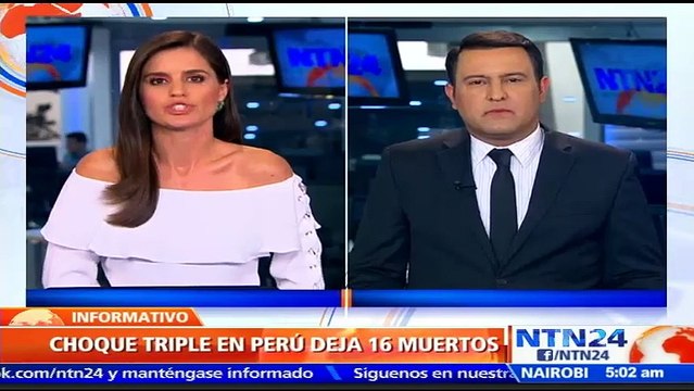 Al menos 16 personas muertas tras producirse un aparatoso accidente en Perú