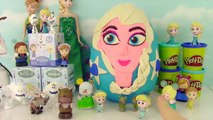 El GIGANTE Disney Frozen Olaf Play Doh Huevo Sorpresa | Disney Congelado Misterio Minis Ciego Cajas