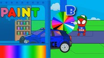 Police Cars Cartoon _ Learn colors for kids _ Learn Vehicles for Children _  Learn video for kids-kw5fvIPvKNA
