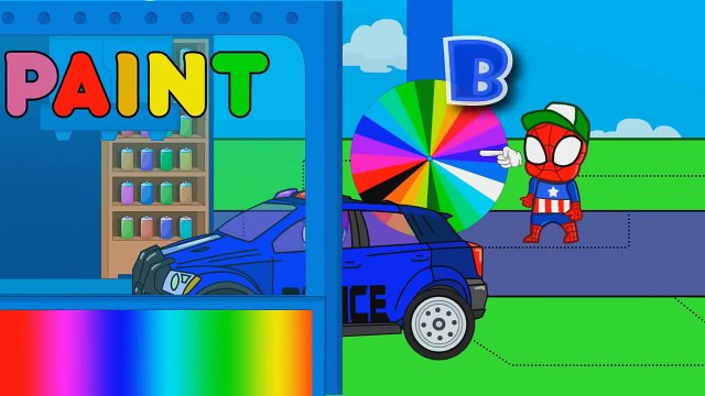 Police Cars Cartoon _ Learn colors for kids _ Learn Vehicles for Children _ Learn video for kids-kw5fvIPvKNA