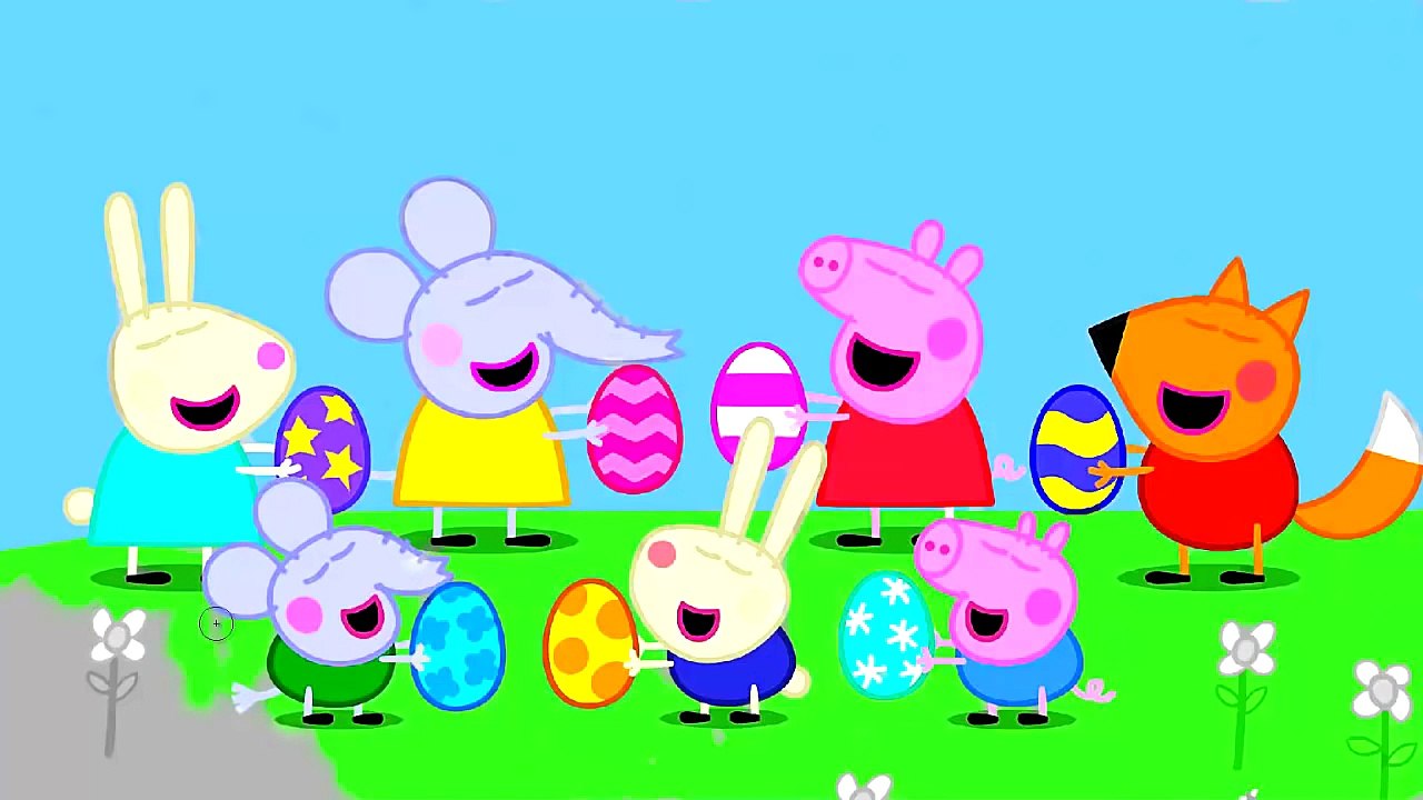 Peppa Pig Para Colorear Libro De George Pig Caza Del Huevo De Pascua Video Dailymotion