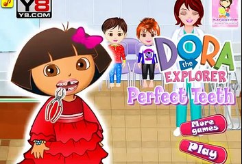 Dora the Explorer Perfect teeth at the Dentist Juegos para los niños kzd7 miAY4A