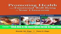 Read Promoting Health And Emotional Well-Being In Your Classroom Best Collection