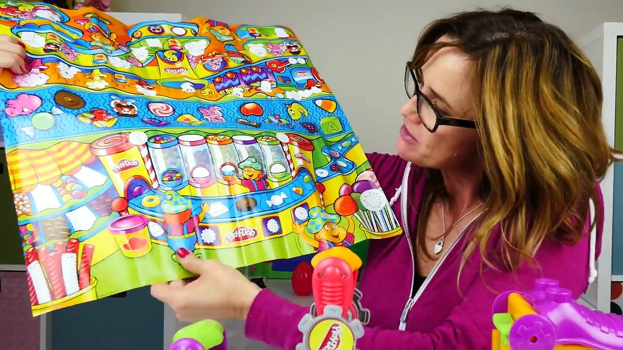 Play Doh Mega Fun Factory Machine The Playdough Power Tool! Toy Playdoh Videos-h283nktUItg