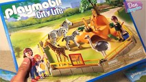 Playmobil City Zoo Toy Wild Animals Building Set Build Review - Learn Wild Zoo Animal Names-tLpVhAiFrxQ