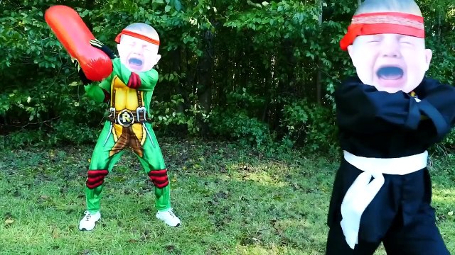 TMNT Crying Babies Superheroes TEENAGE MUTANT NINJA TURTLES Best Crying Baby Vids Leo Raph-BW6AHYaFBLA