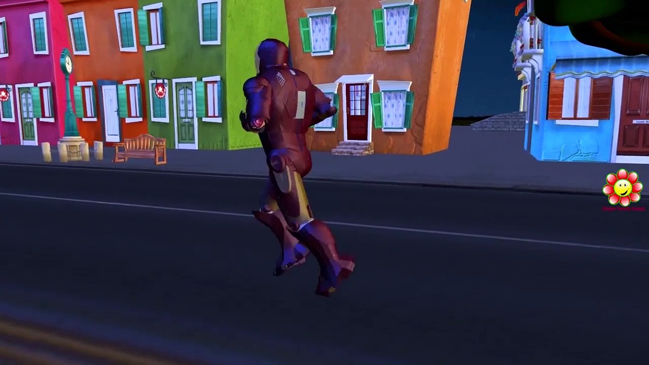 Ironman Cartoons Finger Family Rhymes And Wee Willie Winkie Nursery Rhymes For Children