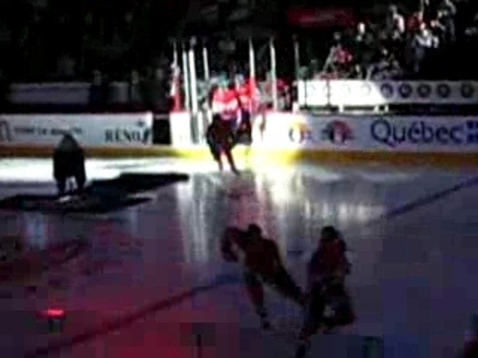Entrée des Canadiens de Montréal sur la Glace