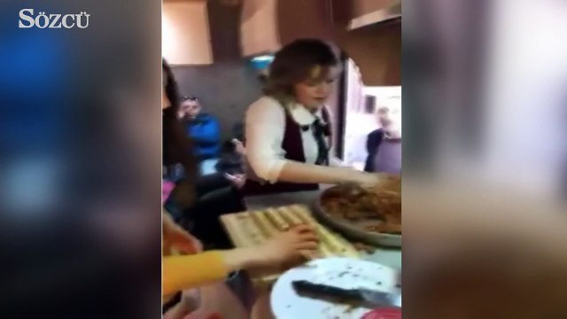 Burcu Biricik elleriyle kısır yaptı