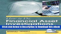 eBook Free How to Do Financial Asset Investigations: A Practical Guide for Private Investigators,