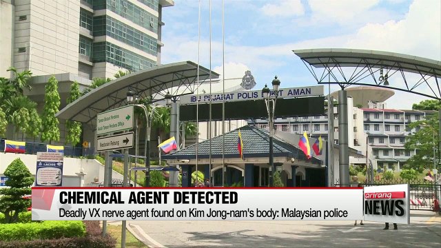 Police announce deadly VX nerve agent found on Kim Jong-nam's body