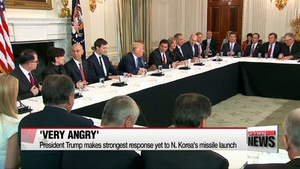 President Trump 'very angry' at North Korean missile launch