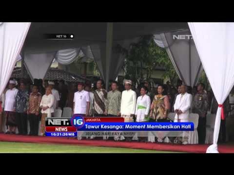 Presiden Jokowi hadiri upacara tawur kesanga - NET16