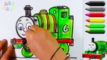 Thomas and Friends ♦ How to Draw Thomas the Tank Engine ♦ Animated Drawing Tutorial