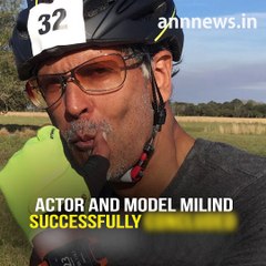 Milind Soman completes 517.5 km long Ultraman race barefoot
