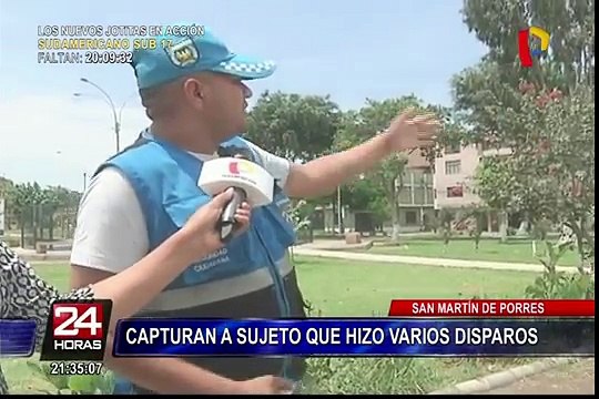 Sujeto que desató balacera en SMP fue sometido a exámenes toxicológicos