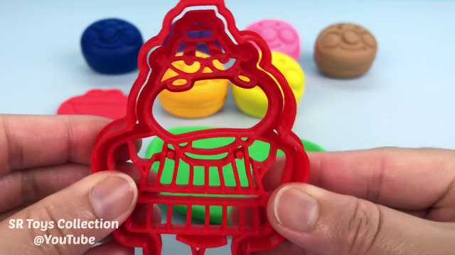 Best Learning Colors Video for Children Play Doh Anpanman with Elmo Elephant Big Bird Molds for Kids-22EGKYZ9puU