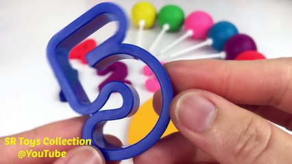 Fun Learning Colors and Numbers with Play Doh Lollipops Video for Kids-16ud7MQZNhg