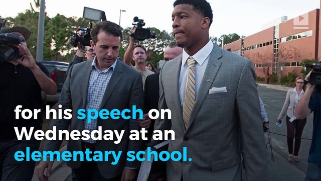 Quarterback Jameis Winston: boys are strong, girls are gentle