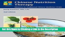 BEST PDF Chinese Nutrition Therapy: Dietetics in Traditional Chinese Medicine (TCM) (Complementary