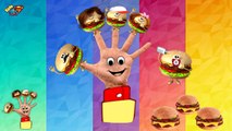 Skeleton Burger And Dinosaur Finger Family | Kids Nursery Rhymes | Dinosaur Colors Learnin