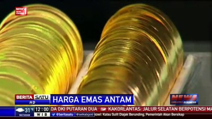 Harga Emas di Antam Naik Rp 5.000 per Gram