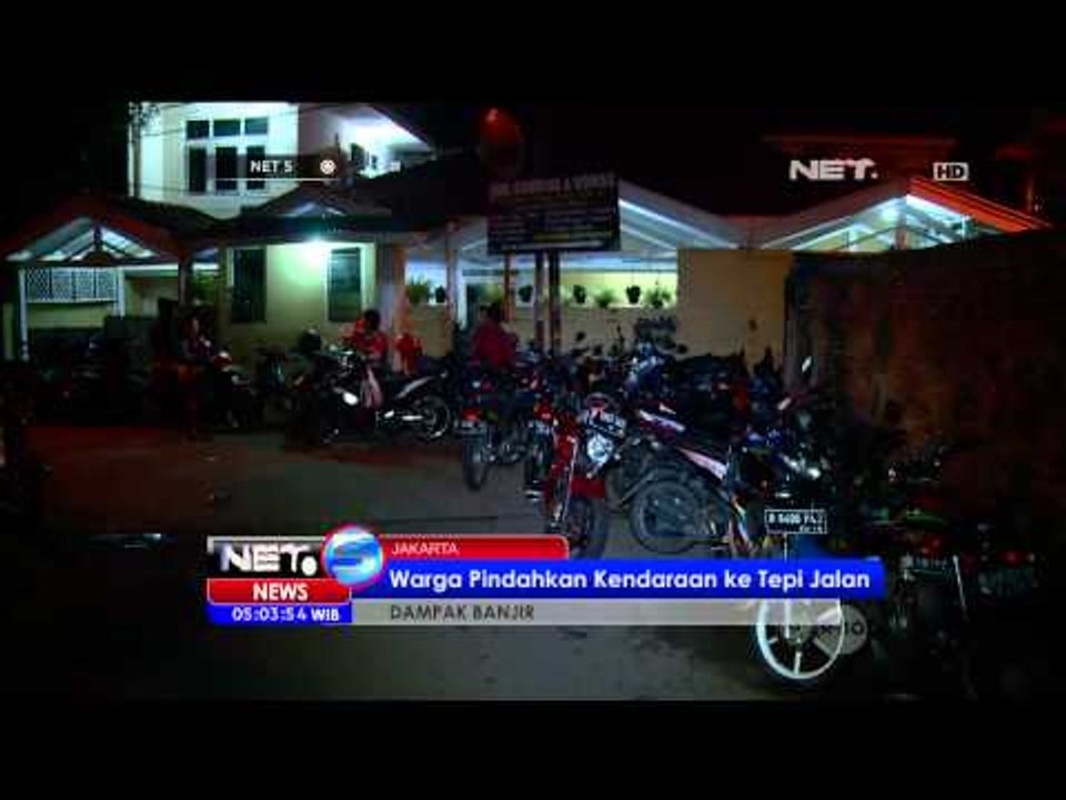 Hujan deras akibatkan banjir dan macet Jakarta di sejumlah kawasan - NET5