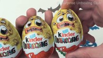 14 Monster Kinder Surprise Eggs Halloween Monsters Monstaz Unboxing