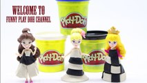 Play Doh Disney Princesas Elsa Anna Belle Cenicienta, Ariel, Aurora, Rapunzel Vestidos De Baile