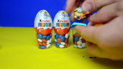 Tải video: 10 Minion Surprise Kinder Eggs Play doh Unwrapping Surprise eggs