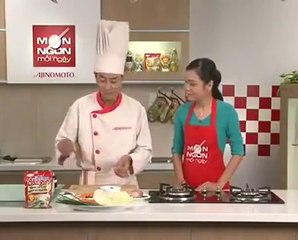 Hướng dẫn làm món- Canh bắp cải gói thịt