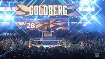 OMG Brock Lesnar vs Goldberg vs Undertaker vs Roman Reigns - Royal Rumble 2017 full fight