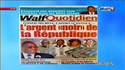 Revue de presse Walftv du 24 février 2017