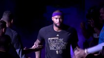 La présentation de DeMarcus Cousins pour son premier match à New Orleans